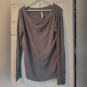 Athleta Studio Barre sweatshirt Size M teal